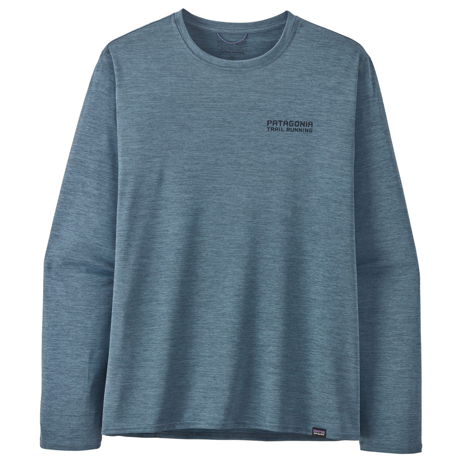 Функциональная рубашка Patagonia L/S Cap Cool Daily Graphic Shirt Lands, цвет Tree Trotter/Utility Blue X Dye цена и фото