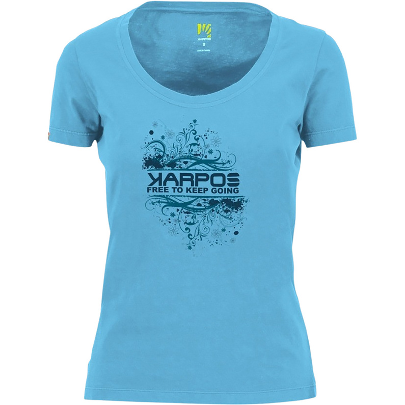 Женская футболка Крокус Karpos, бирюзовый