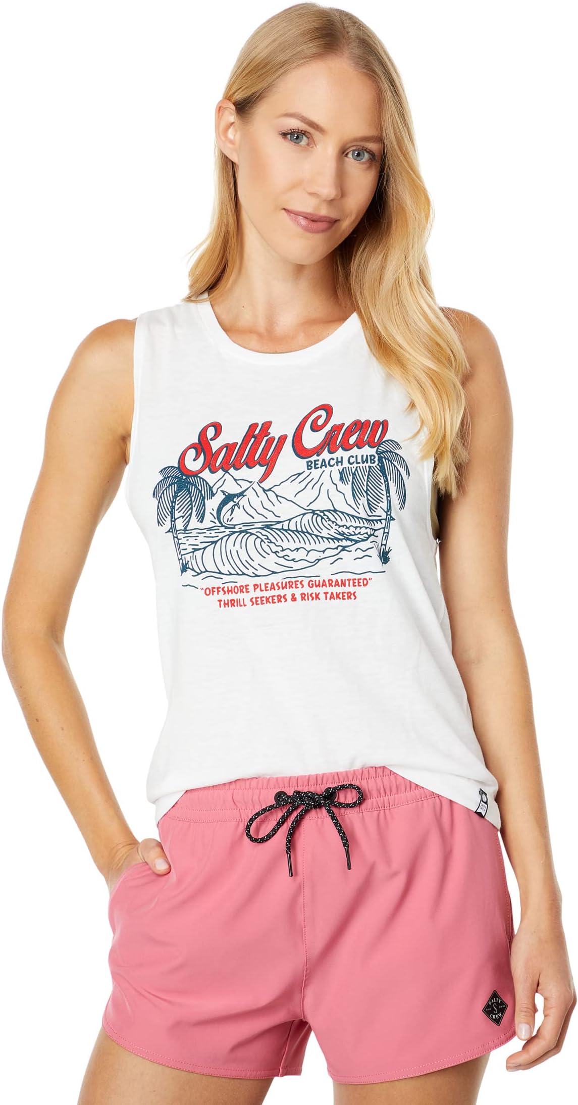 

Топ Salty Crew Tropicana Muscle Tank, белый