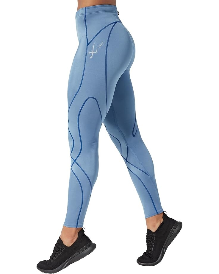 

Брюки CW-X Stabilyx Joint Support Compression Tights, цвет Sky Blue