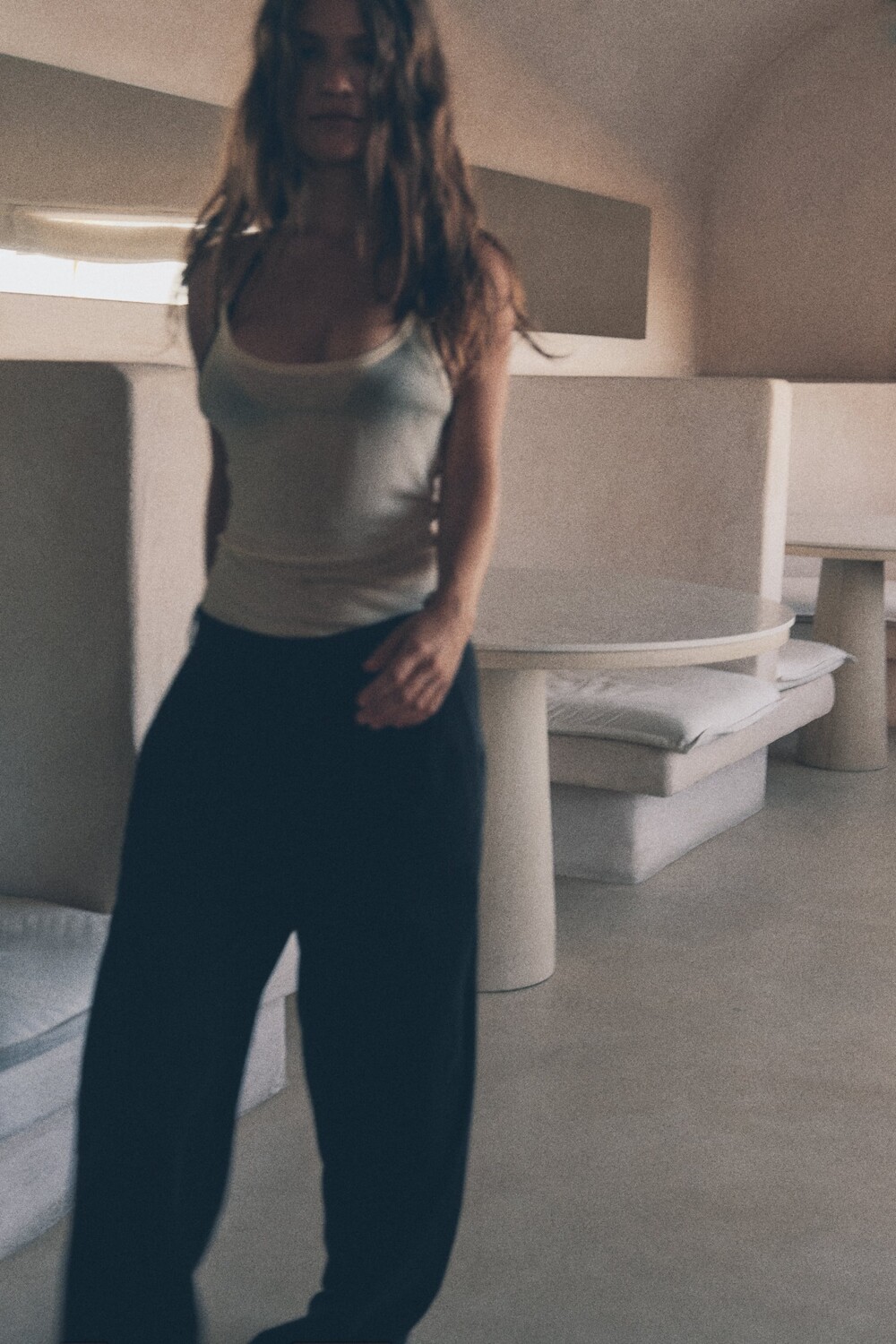

Брюки, полная длина Zara, черный