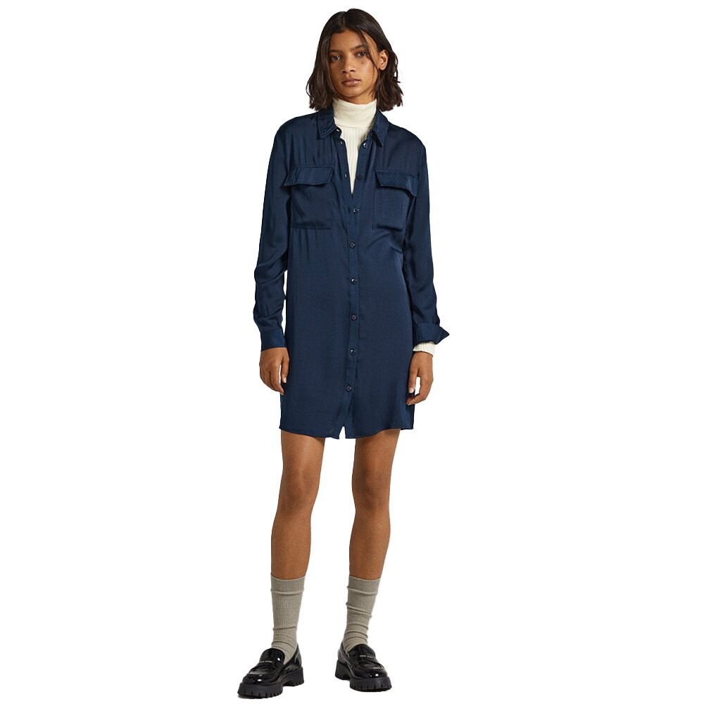 

Платье с длинным рукавом Pepe Jeans Itziar, синий