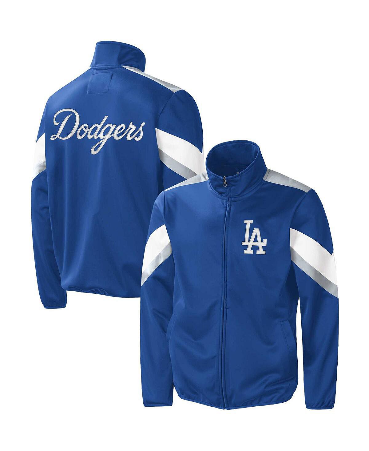 Мужская куртка с молнией во всю длину Royal Los Angeles Dodgers Earned Run G-III Sports by Carl Banks