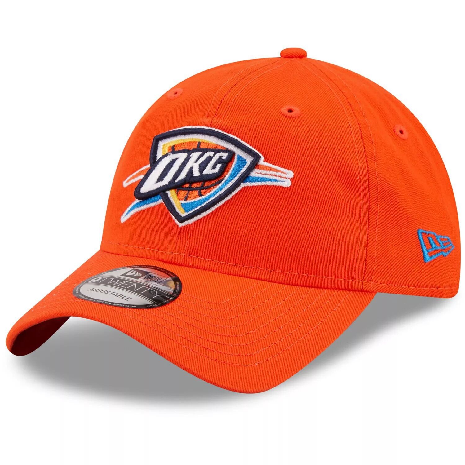 

Мужская регулируемая кепка New Era Orange Oklahoma City Thunder Team Core Classic Secondary 9TWENTY