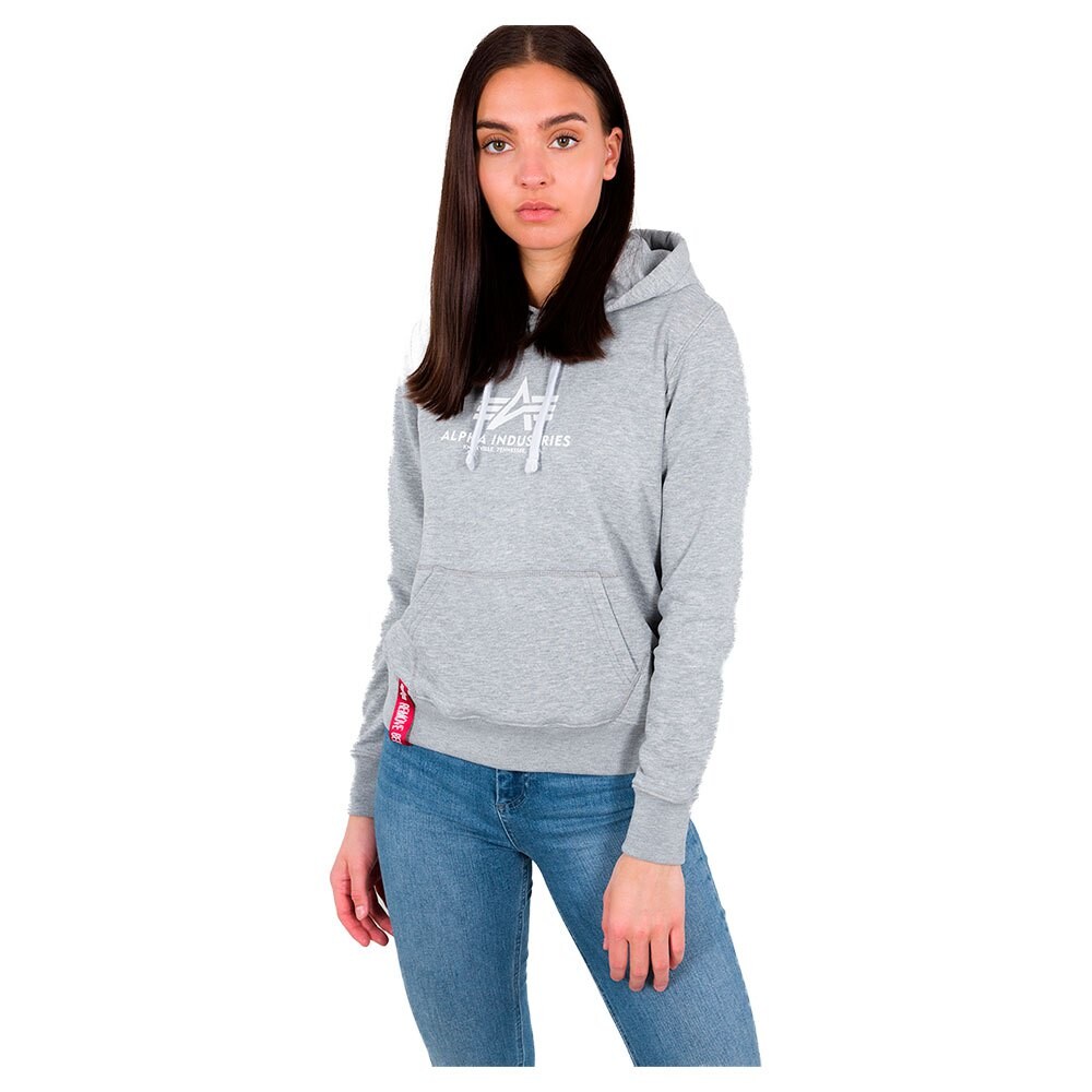 

Худи Alpha Industries New Basic, серый