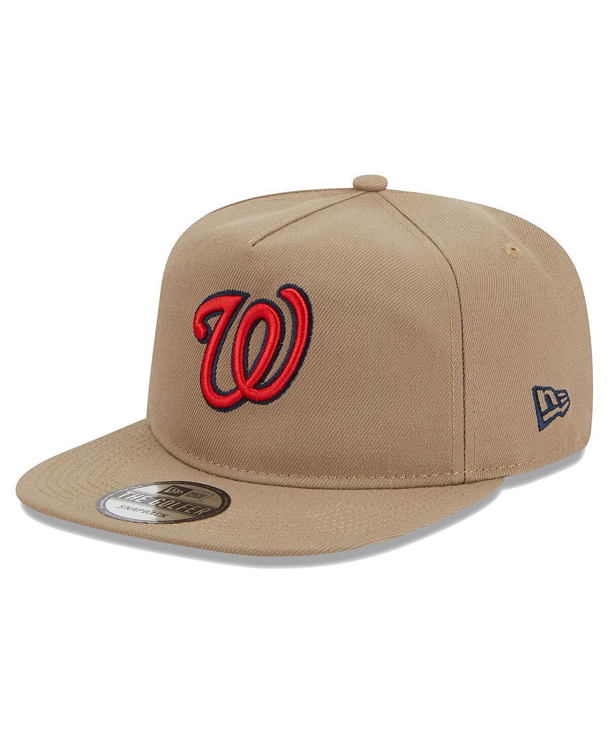 

Мужская регулируемая кепка цвета хаки Washington Nationals для гольфиста New Era