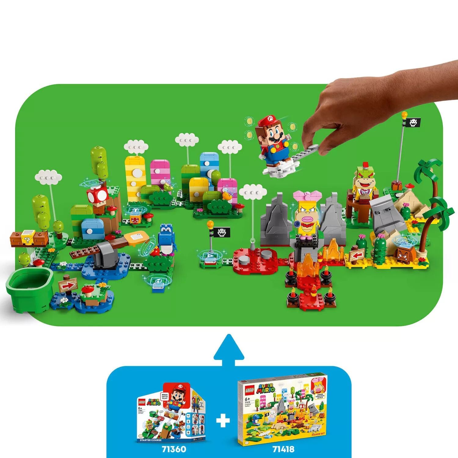 

LEGO Super Mario Creativity Toolbox Maker Набор строительных игрушек 71418 LEGO