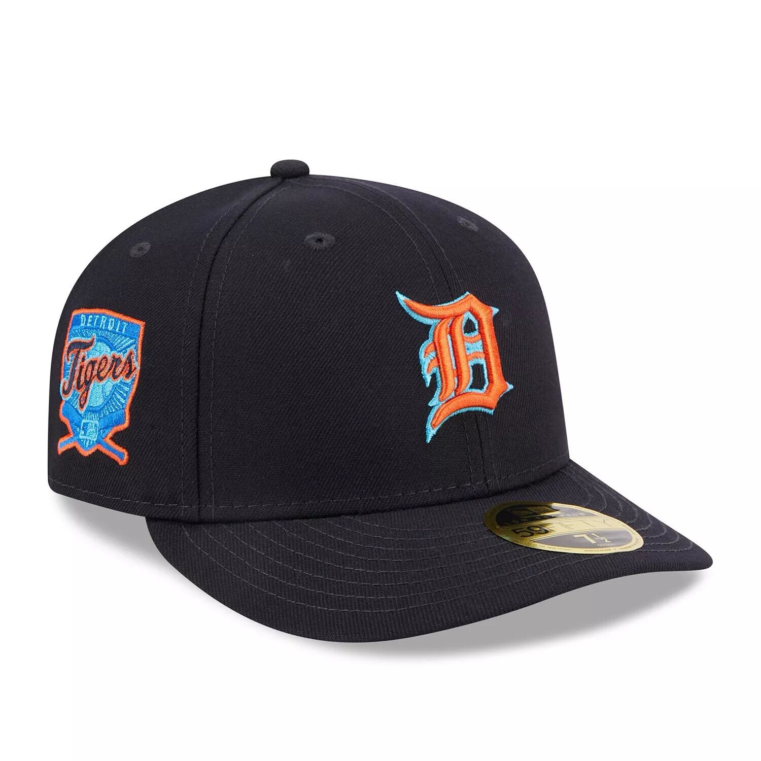 

Мужская шляпа New Era Navy Detroit Tigers 2023 MLB Father's Day Low Profile 59FIFTY