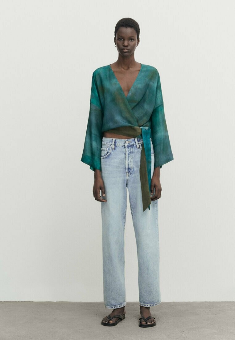 

Блузка Massimo Dutti, зеленый