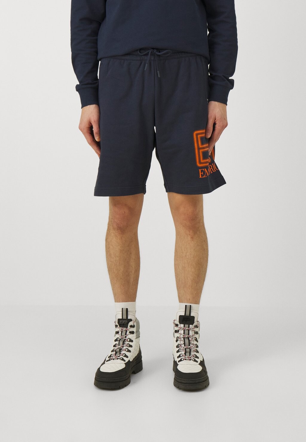 

Спортивные брюки Bermuda EA7 Emporio Armani, цвет blu navy