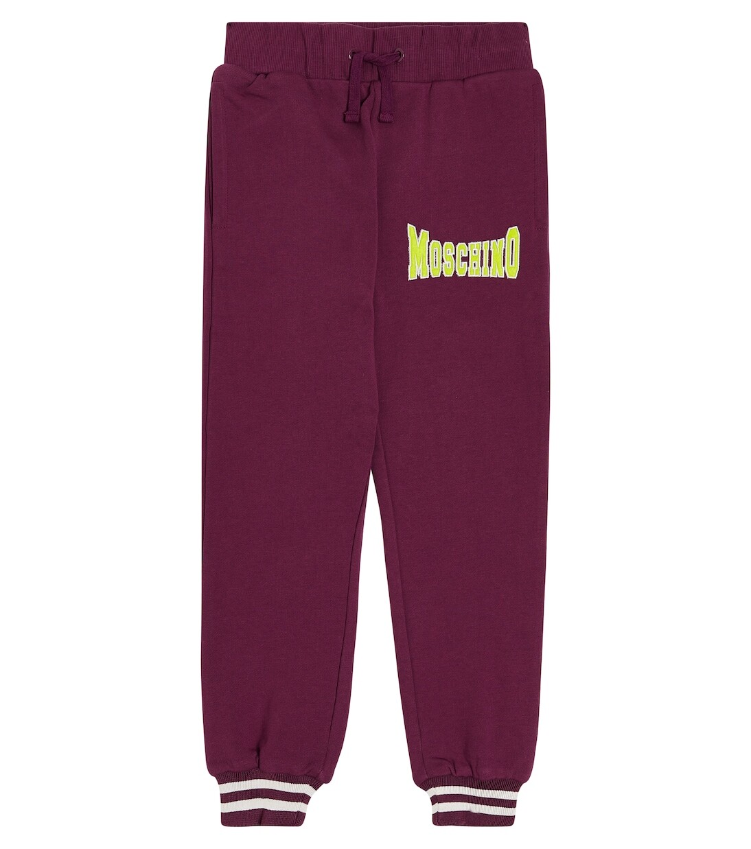 

Спортивные брюки из хлопкового джерси с логотипом Moschino Kids, красный