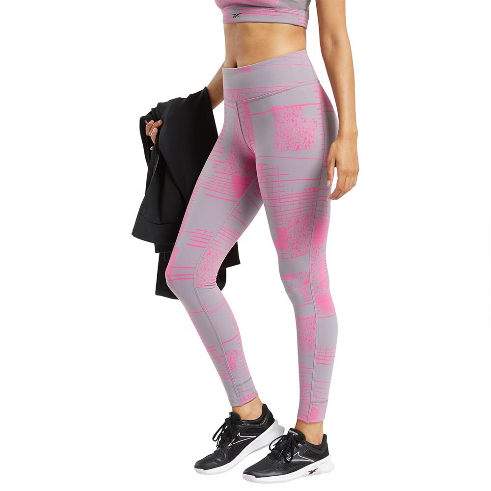 

Тайтсы Reebok Training Supply Lux 2.0-Deconstr, серый