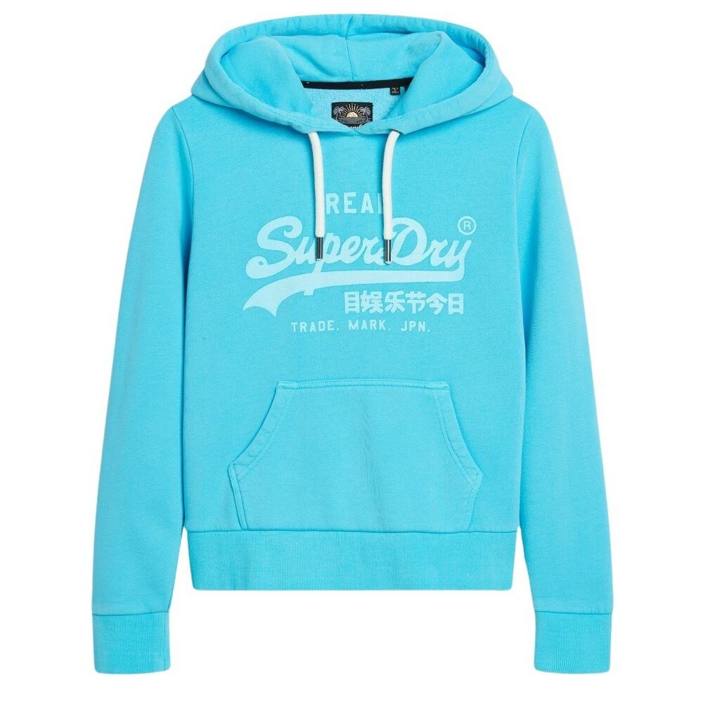 

Худи Superdry Neon Vintage Logo Graphic, синий