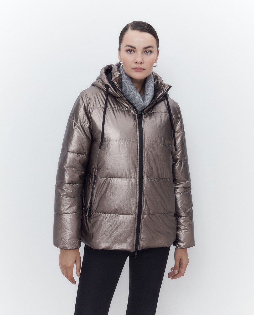 

Женский пуховик с капюшоном Woman El Corte Inglés, золото, Желтый