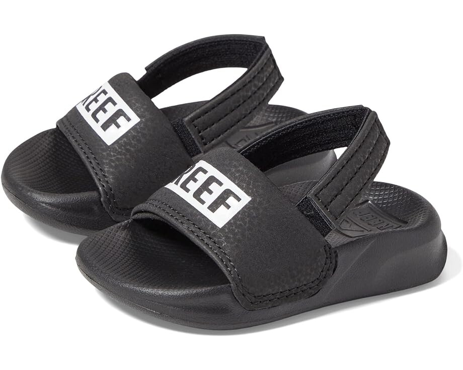 

Сандалии Reef Little One Slide, черный/белый