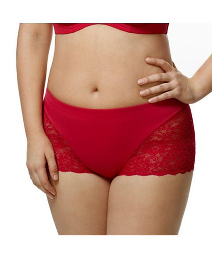 

Женские трусики Cheeky с кружевными изгибами Elila, красный