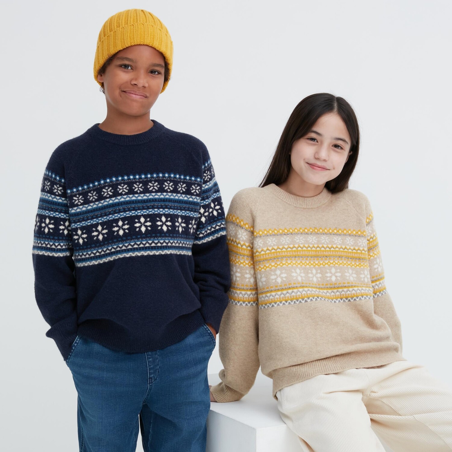 

Джемпер Uniqlo детский трикотажный, темно-синий