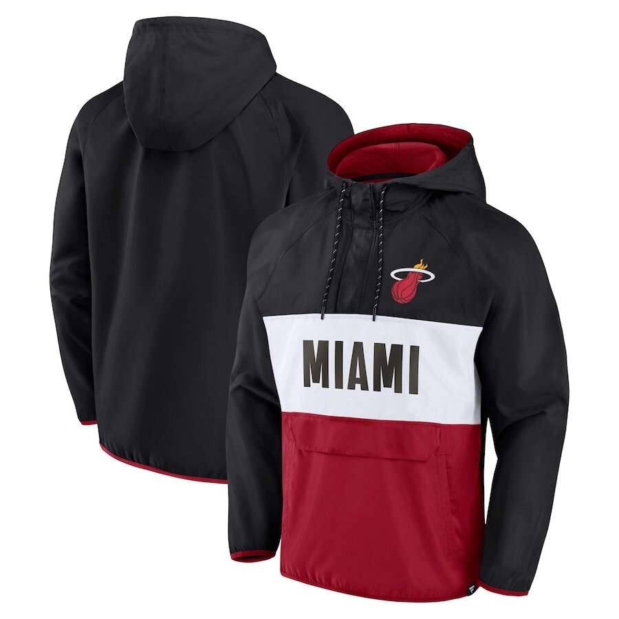 

Толстовка на молнии Fanatics Branded Miami Heat, черный