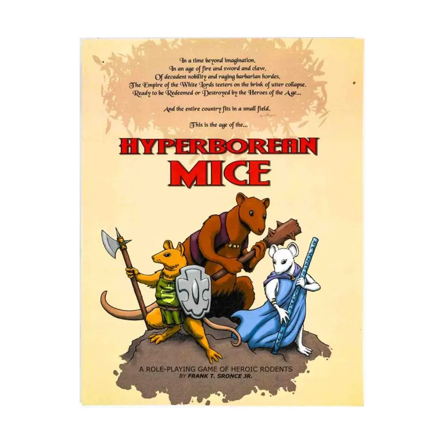 

Hyperborean Mice (POD, Black & White), Role Playing Games (Kiz and Jean Press), мягкая обложка