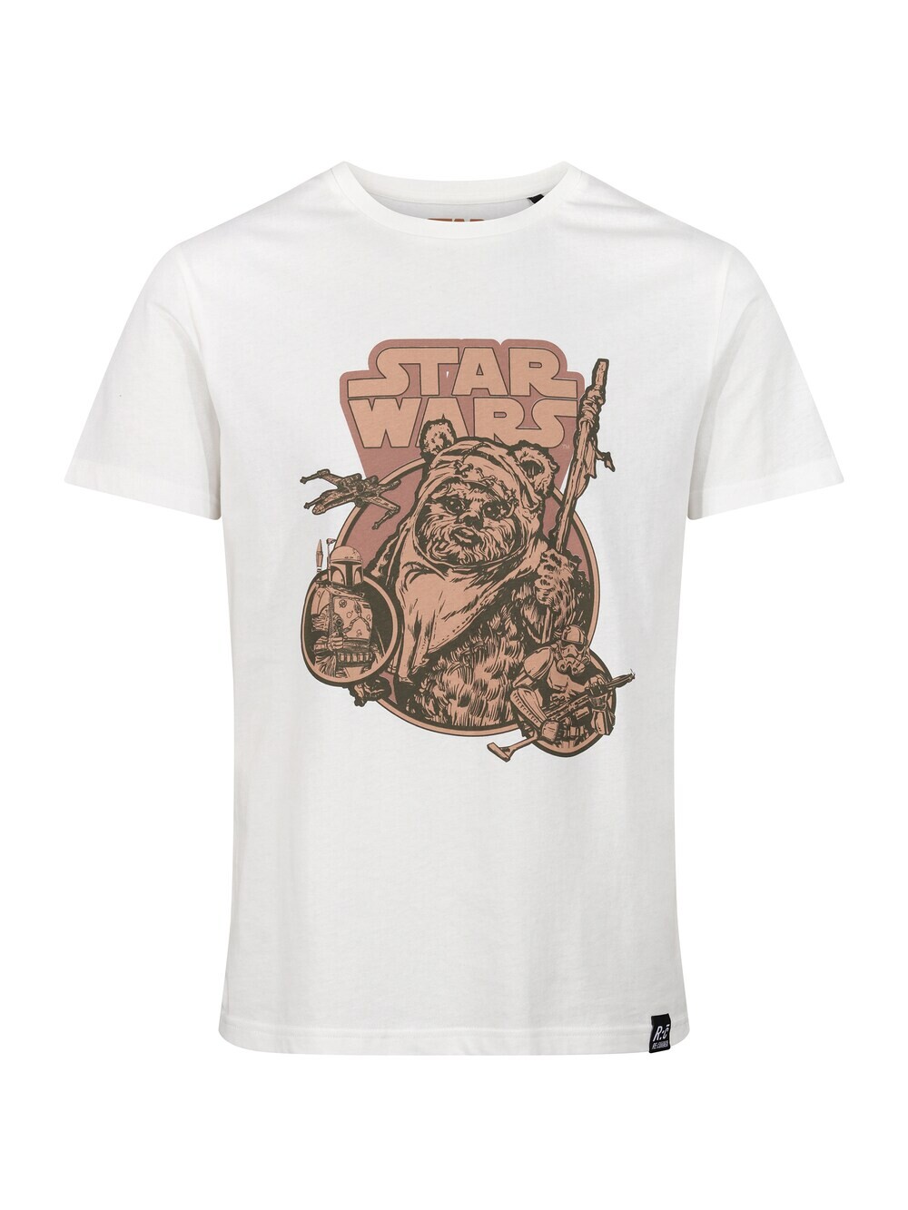 

Футболка Recovered Star Wars Ewok Chest, белый