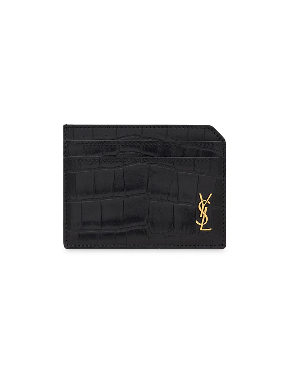 

Открытая визитница Tiny Cassandre Saint Laurent, черный