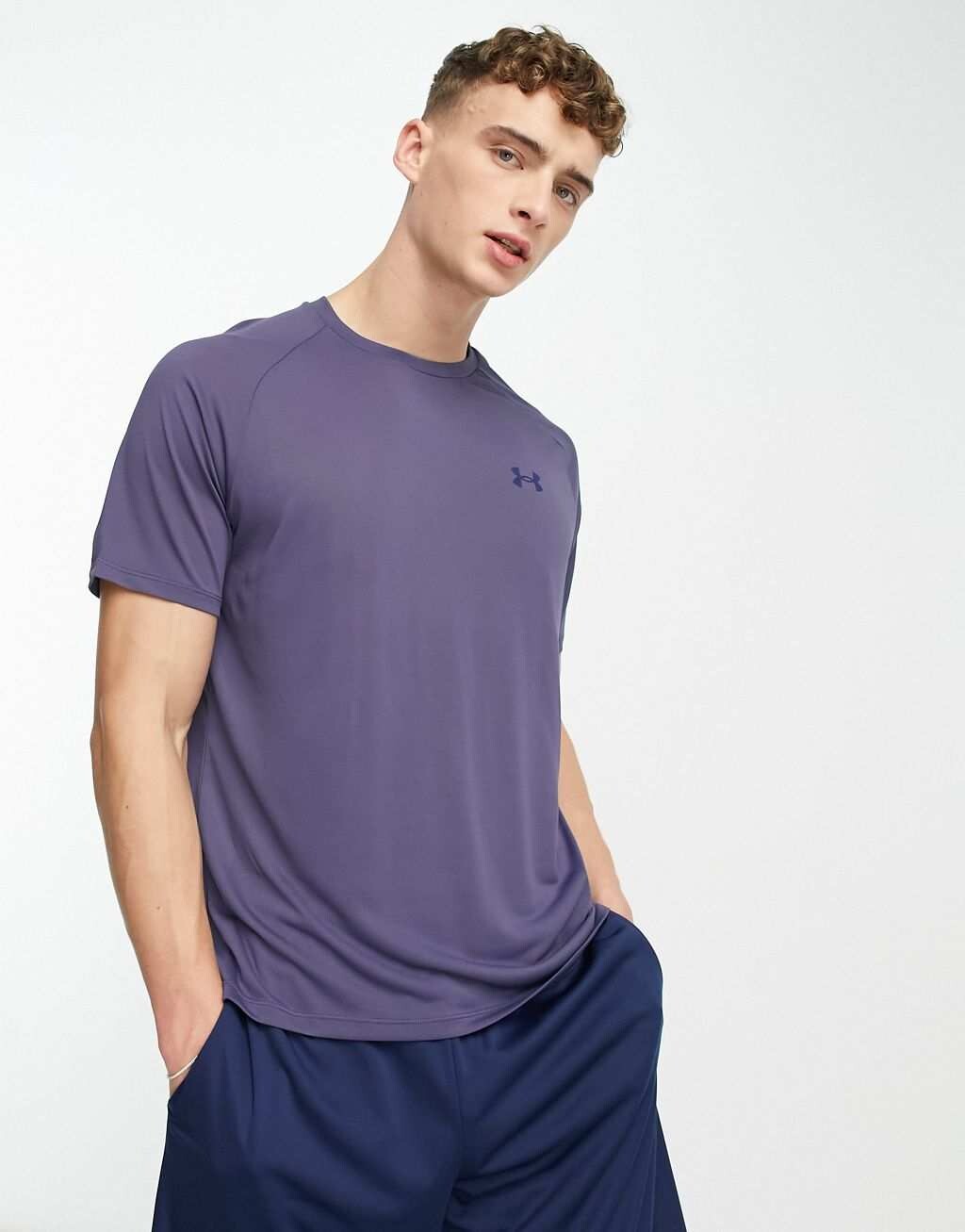 

Темно-синяя футболка Under Armour Training Tech 2.0, Синий
