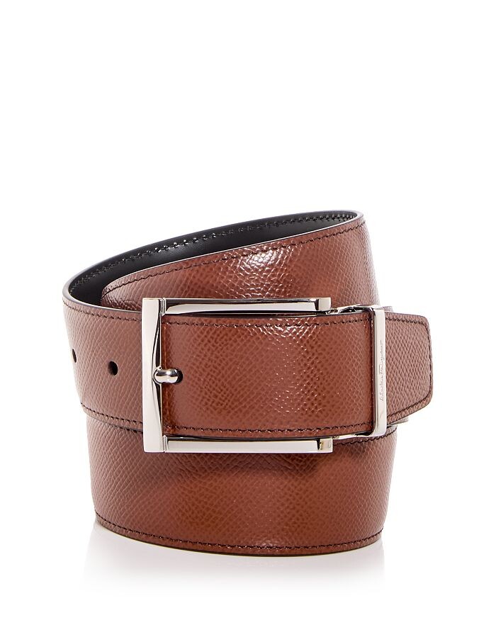 

Мужской кожаный двусторонний ремень Ferragamo