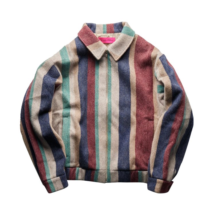 Куртка The Elder Statesman Brushed Striped Member 'Brushed Wool Stripe', разноцветный