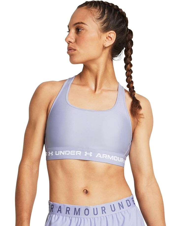 Бюстгальтер Under Armour Cross-Back Mid, цвет Celeste/Celeste/White celeste celeste not your muse deluxe