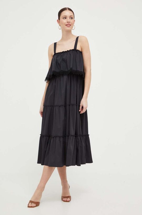 Платье Лю Джо Liu Jo, черный цена и фото