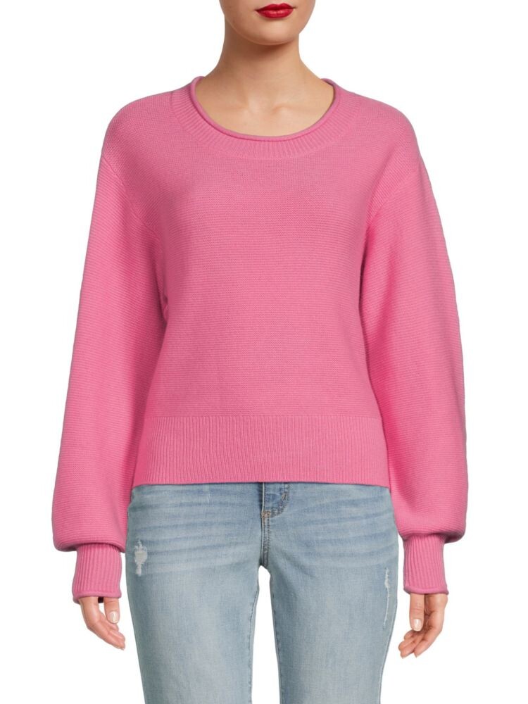 

Кашемировый свитер Emelita Loveshackfancy, цвет Vivid Pink