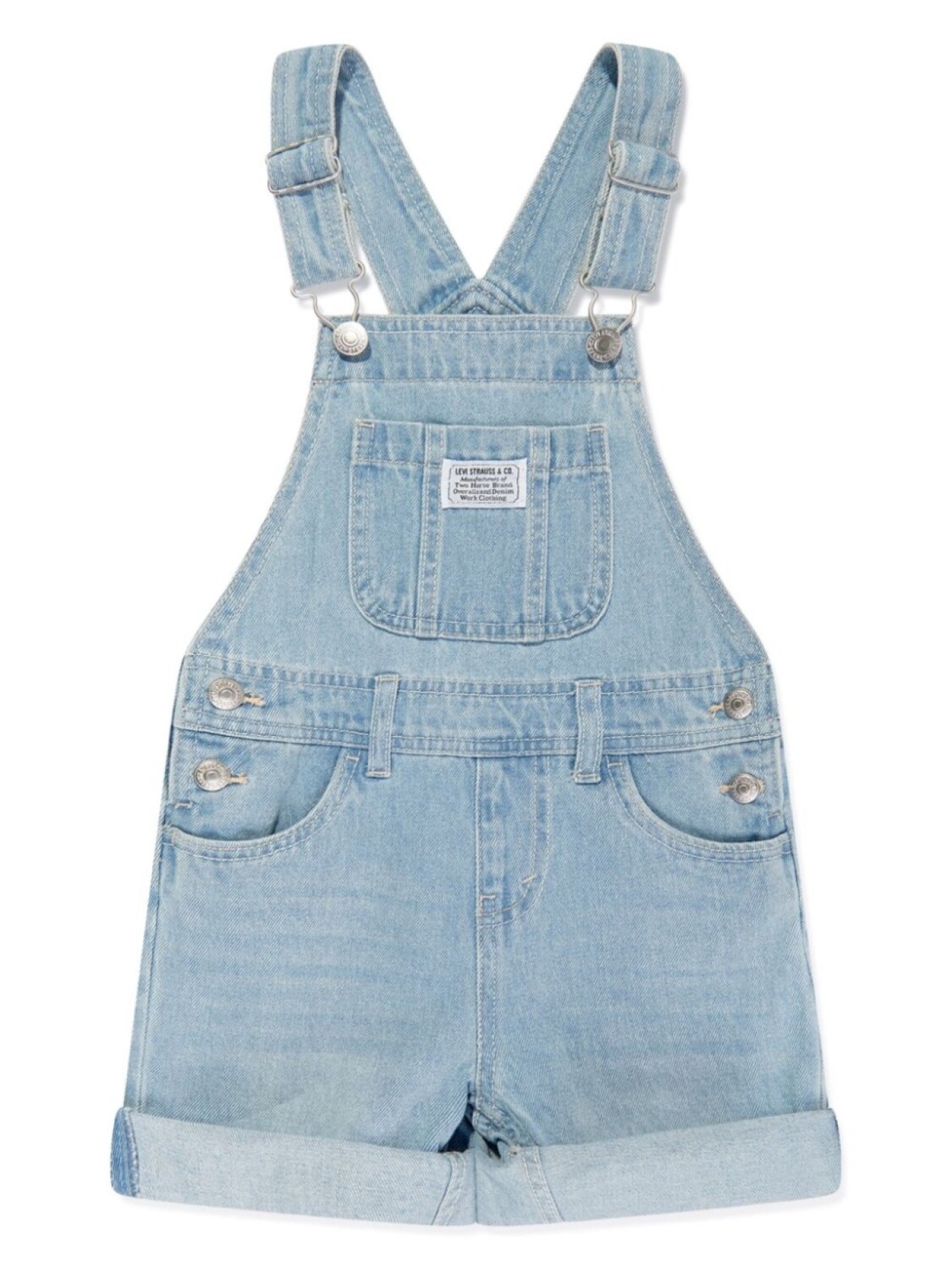 

Джинсовый комбинезон с логотипом Levi's Kids, синий
