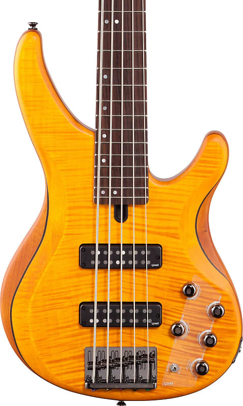 

Басс гитара Yamaha TRBX605FM 5-String Bass Guitar, Flamed Maple, Matte Amber