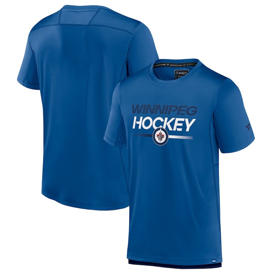 

Футболка с коротким рукавом Fanatics Branded Winnipeg Jets, синий