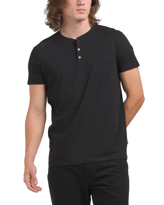 

Хенли Рубашка Kenneth Cole, черный