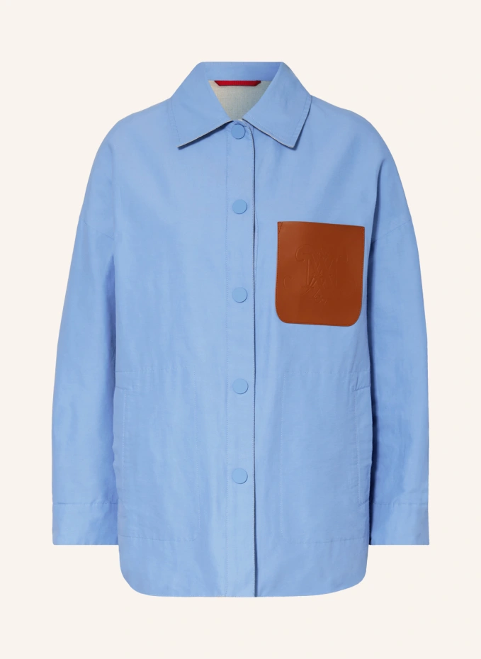 Двусторонняя куртка ripa из смешанного материала Max & Co., синий