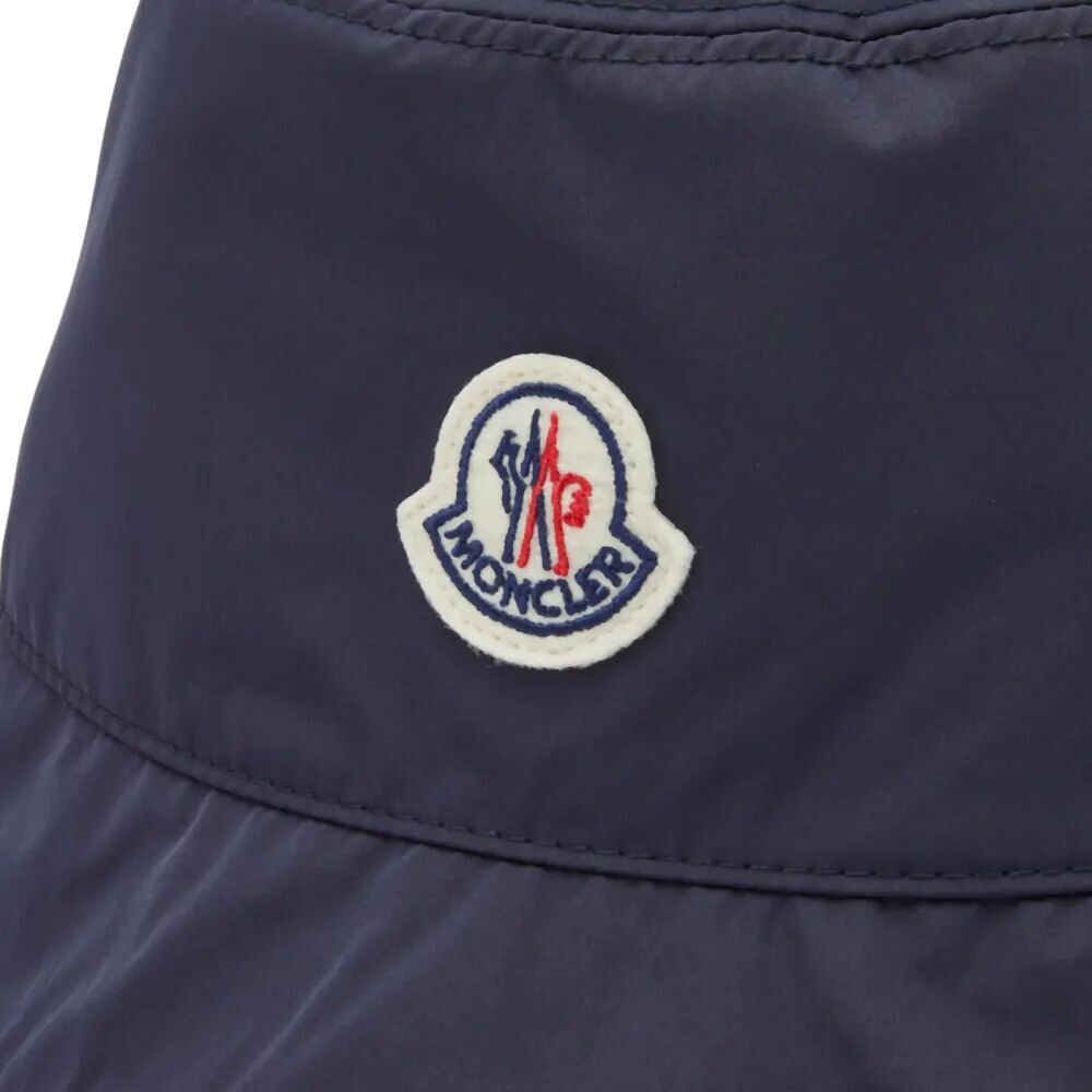 

Moncler Панама с логотипом, синий
