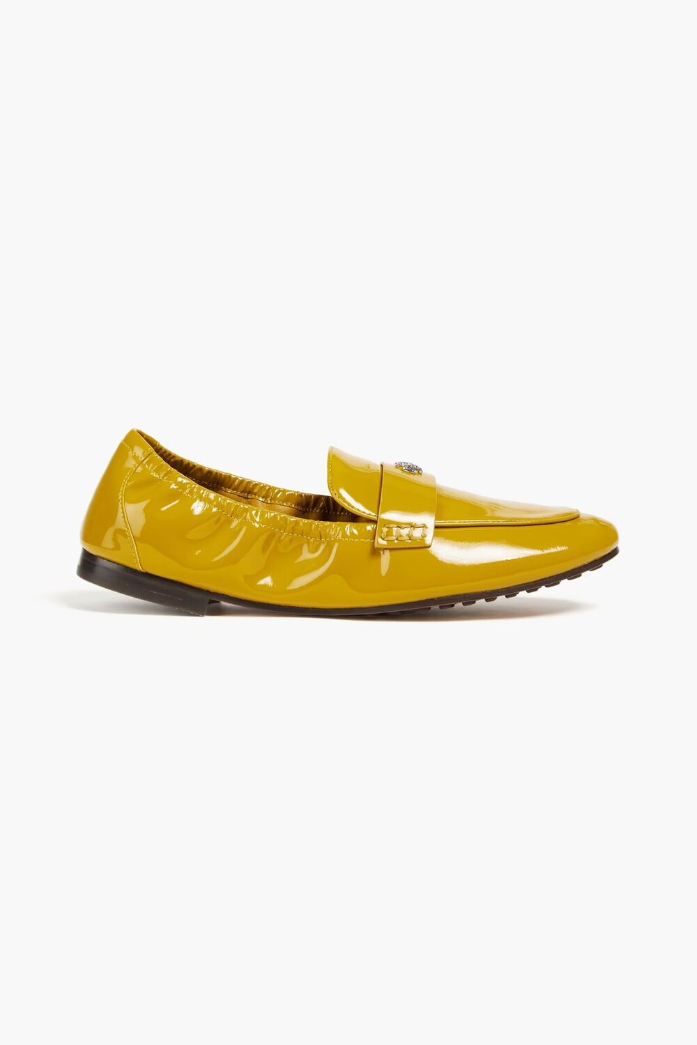 

Декорированные балетки из лакированной кожи Tory Burch, горчица