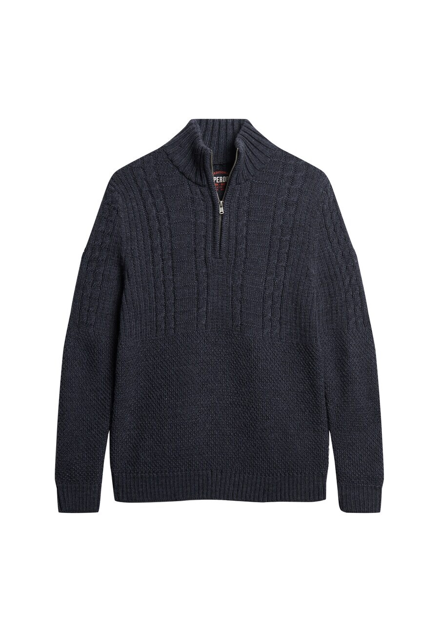 

Свитер Superdry Sweater Jacob, коричневый