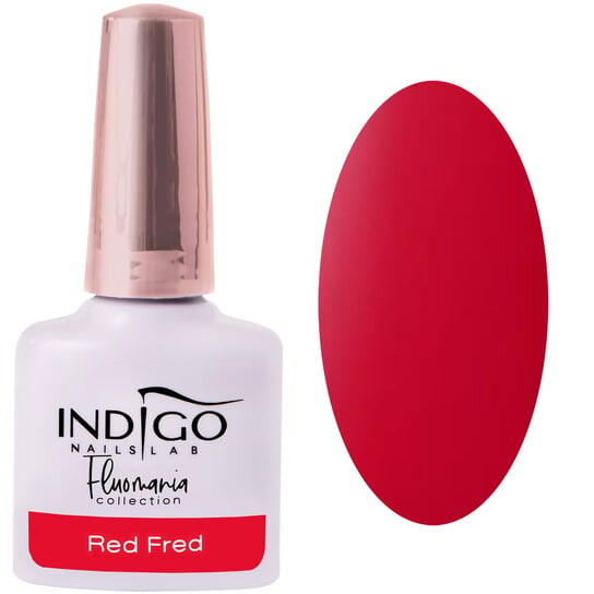 

Гель-лак, Гибридный лак для ногтей, кремовая консистенция, Red Fred, 7 мл Indigo