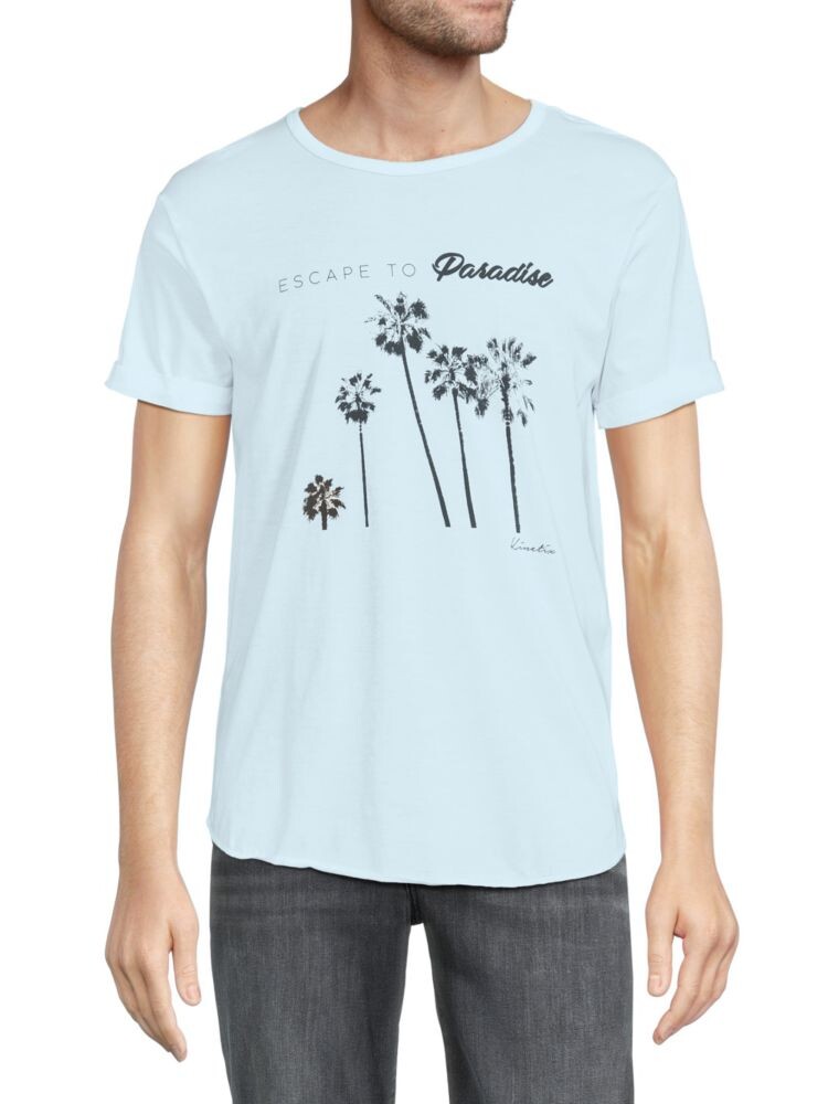 

Футболка с рисунком Escape To Paradise Kinetix, цвет Ice Blue