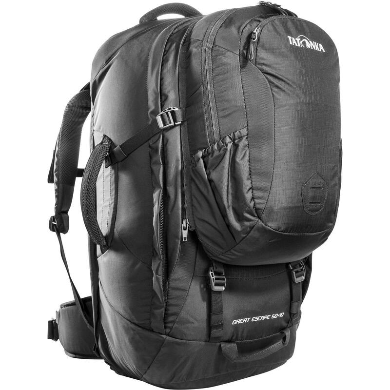 Дорожный рюкзак Great Escape 50+10 черный TATONKA, цвет schwarz