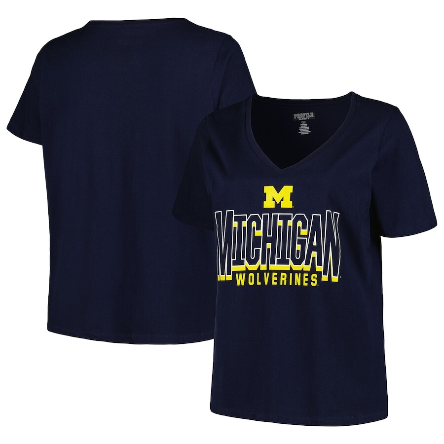

Футболка с коротким рукавом Fanatics Branded Michigan Wolverines, нави