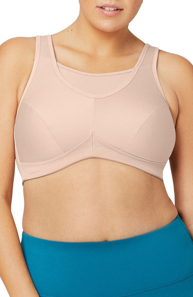 

Спортивное бра на бретельках No Bounce GLAMORISE, коричневый