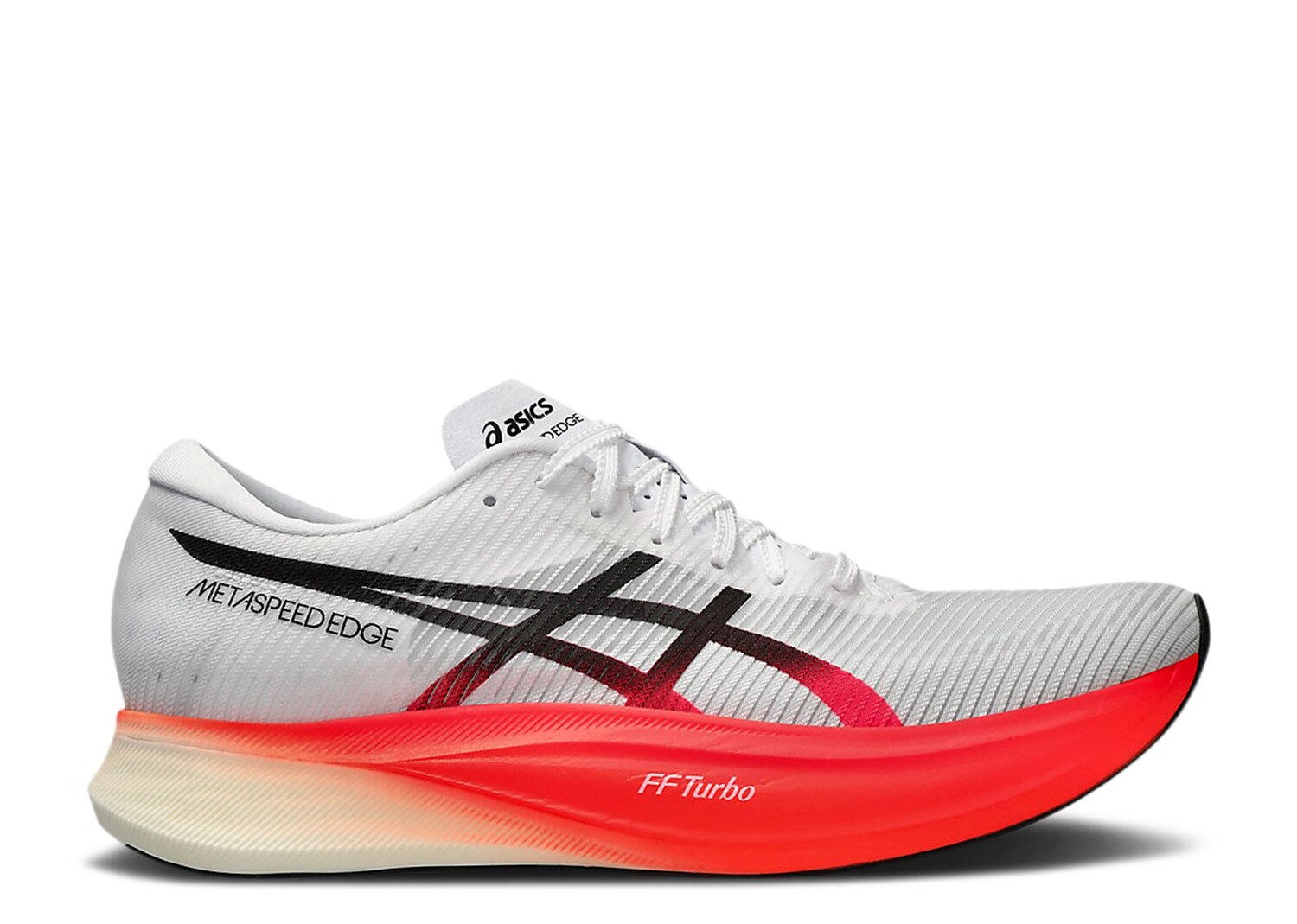 

Кроссовки ASICS Metaspeed Edge+ 'White Sunrise Red', белый