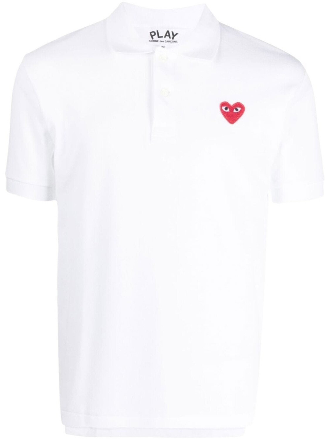 

Comme Des Garçons Play рубашка поло, белый
