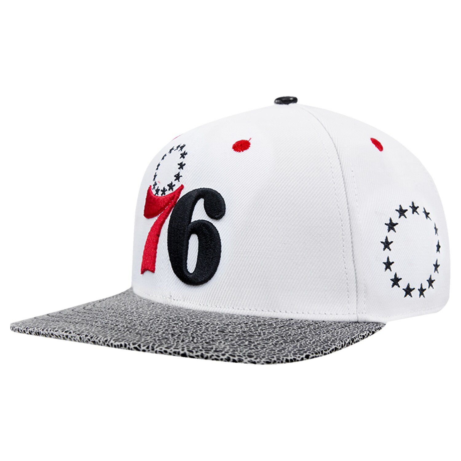 

Мужская кепка Pro Standard White Philadelphia 76ers с крючком и слоновой кепкой Snapback