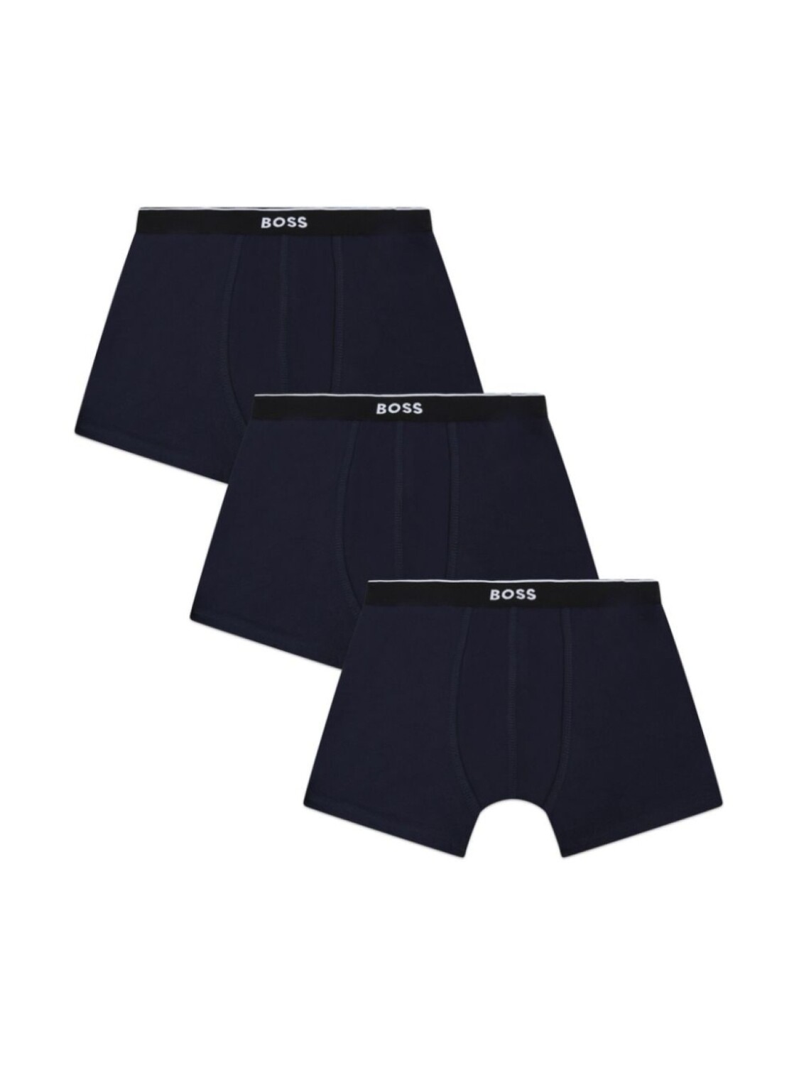 

BOSS Kidswear комплект из трех боксеров с логотипом, синий