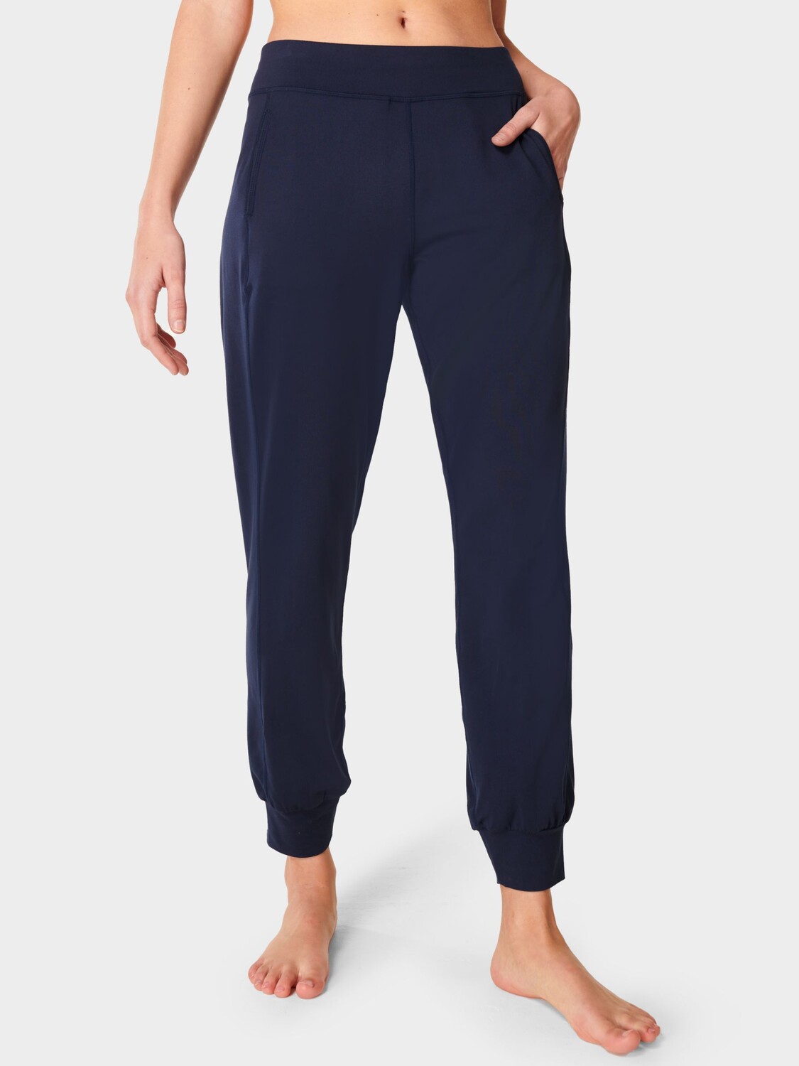 

Брюки для йоги Sweaty Betty Gary 29 дюймов, темно-синие, Синий