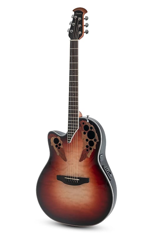 Акустическая гитара Ovation CE44LX-1R Exotic Celebrity Elite Plus Selected Figured Top Mid-Depth Lyrachord Body Nato Neck 6-String Acoustic-Electric Guitar w/ABS Case For Left Handed Players 1r 9999999r seven 7 decade programmable resistor resistance board module step accuracy 1r 1% 1 2 watt jumper caps 200v